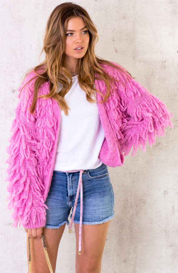 Metallic Wikkelriem Roze – shoparchief, foto 3
