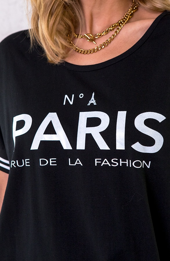Oversized Tuniek Paris Zwart – shoparchief, foto 11