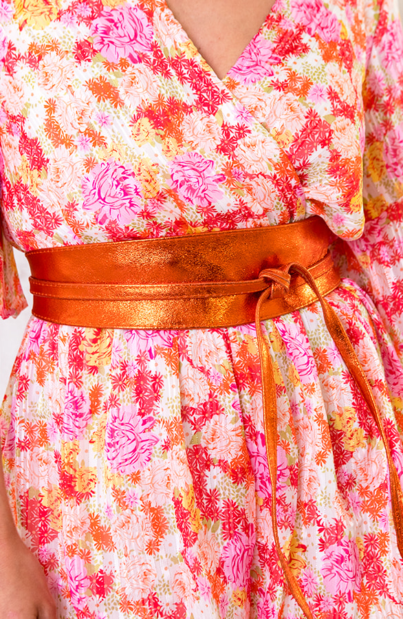 Playsuit Bloemen Rood Roze – shoparchief, foto 5