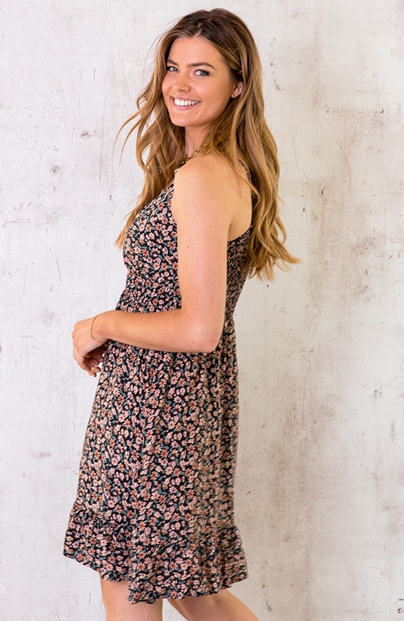 Spaghetti Jurk Bloemen – shoparchief, foto 9