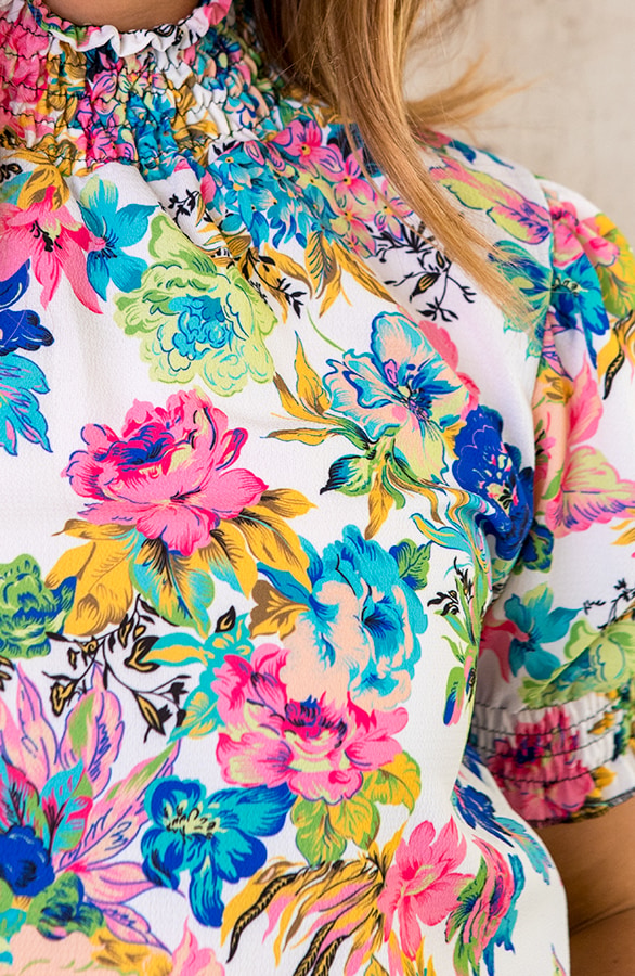 Tropical Col Top Multicolor – shoparchief, foto 4