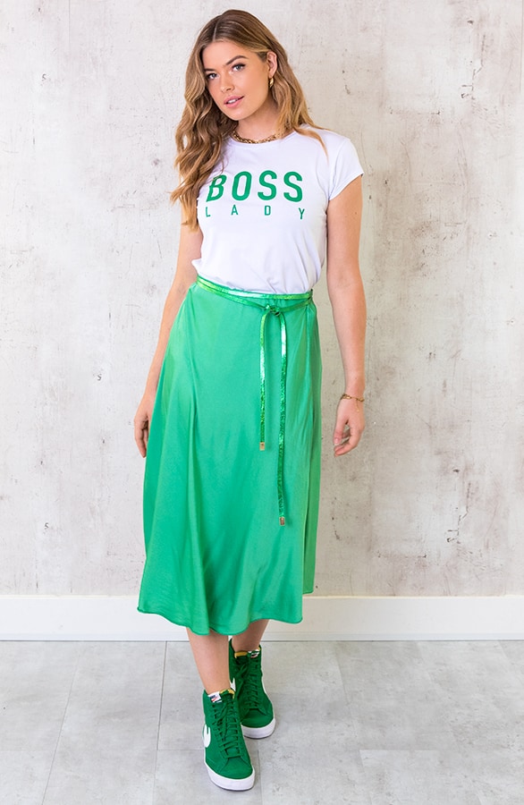 Boss Lady Top Bright Green – shoparchief, foto 2