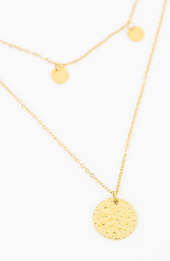 Coins Layer Ketting Goud – shoparchief, foto 4