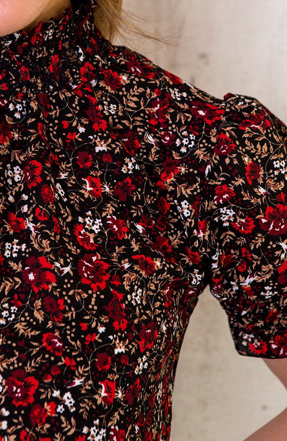 Col Top Wild Flower Rood – shoparchief, foto 3