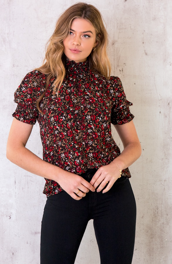 Col Top Wild Flower Rood – shoparchief