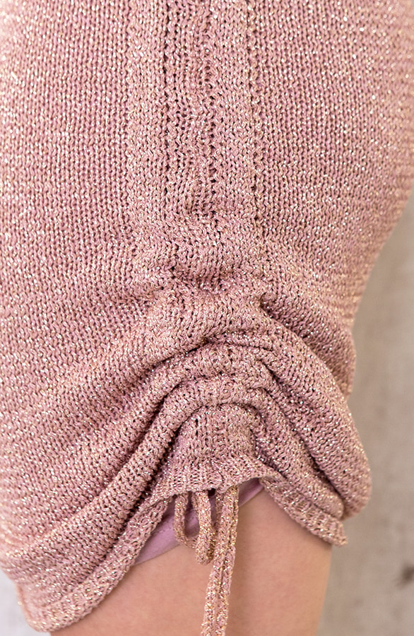 Lurex Kleid Roségold, Shoparchiv, Foto 5