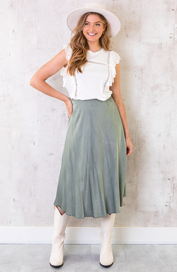 Ruches Top Embroidery Wit – shoparchief, foto 3