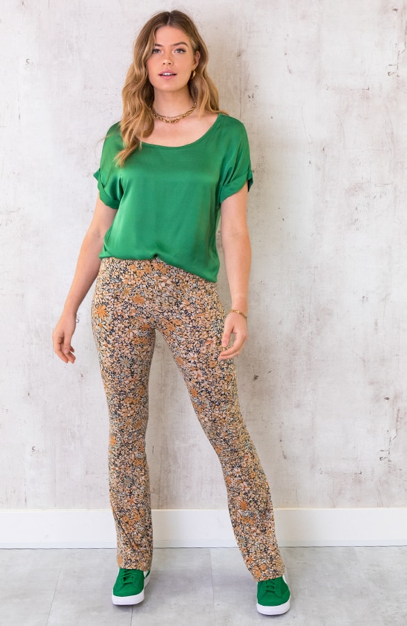 Silk Touch top Bright Green – shoparchief, foto 4