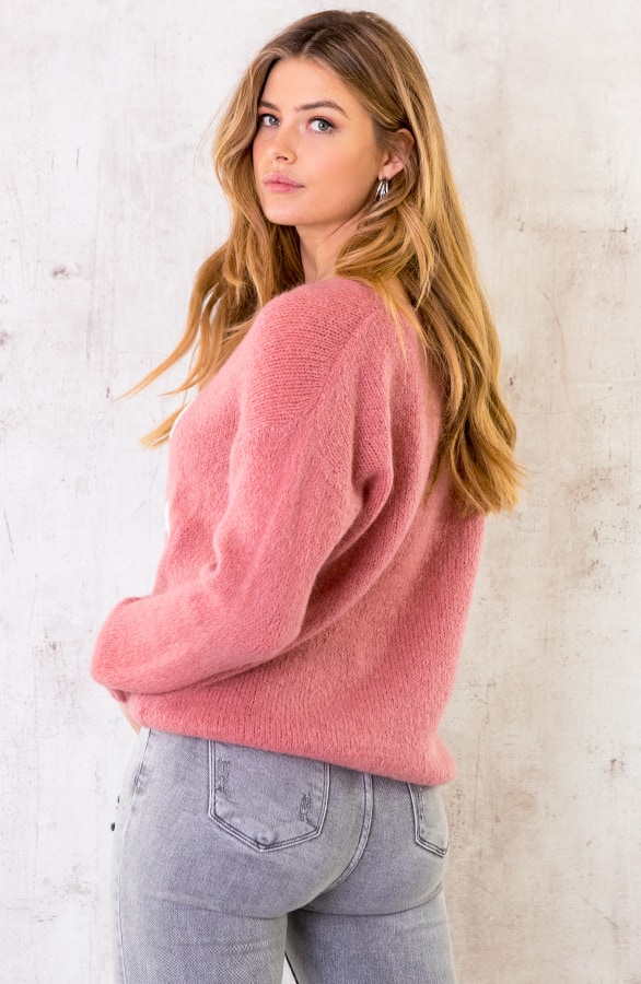 Amour Is French Trui Dust Roze – shoparchief, foto 4