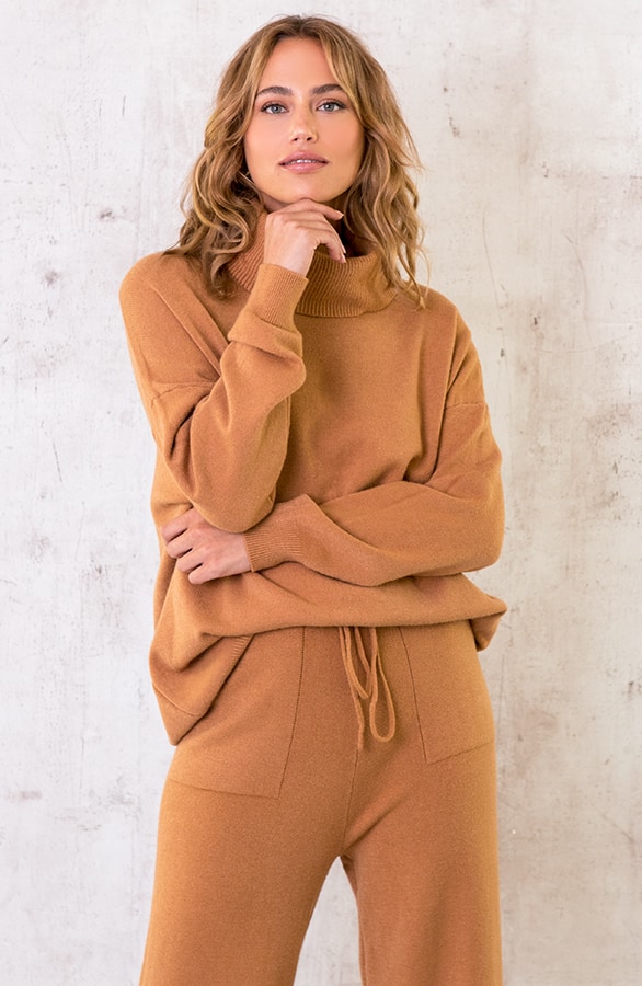 Chloe Soft Col Camel – shoparchief, foto 5
