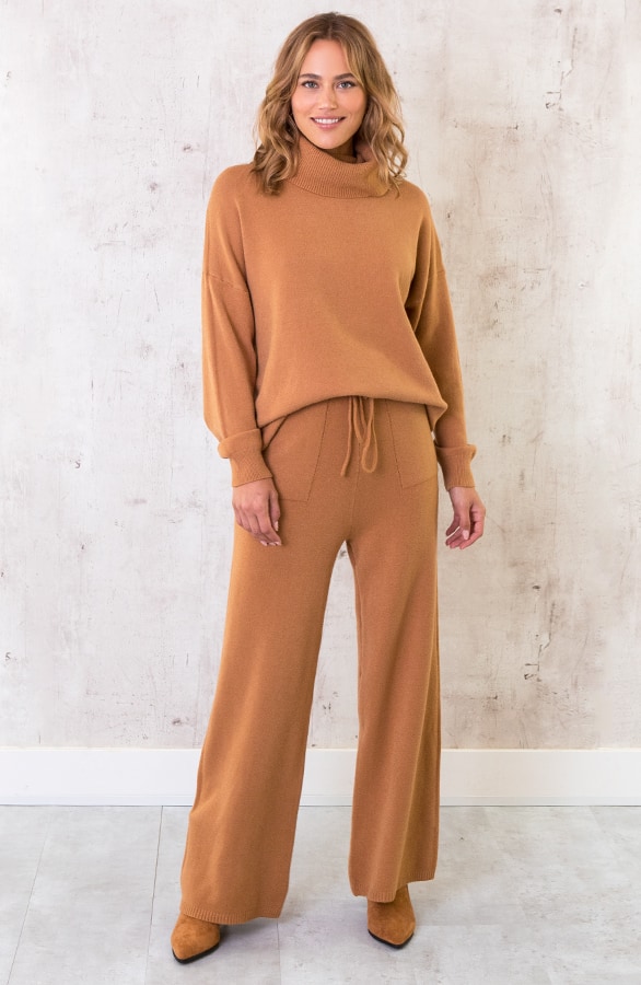 Chloe Soft Pants Camel – shoparchief, foto 4