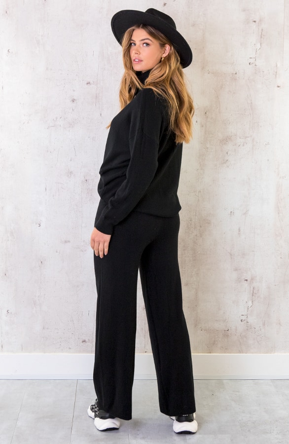 Chloe Soft Pants Zwart – shoparchief, foto 5