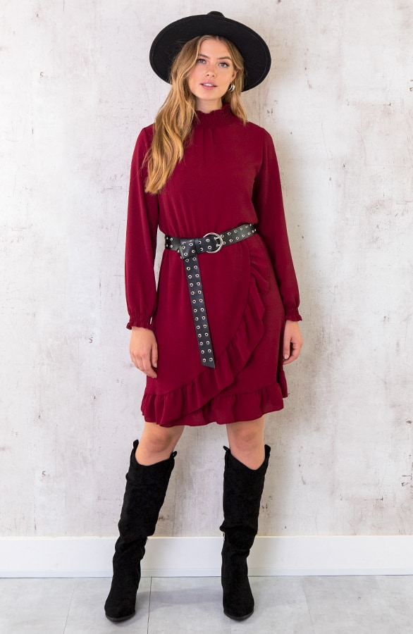 Leren Riem Lang Zwart – shoparchief, foto 4