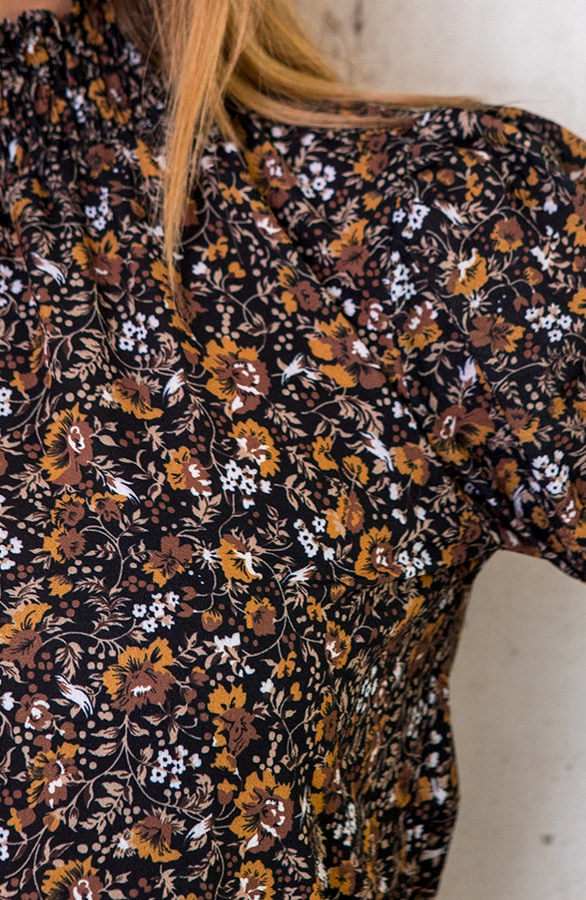 Col Top Wild Flower Oker – shoparchief, foto 4