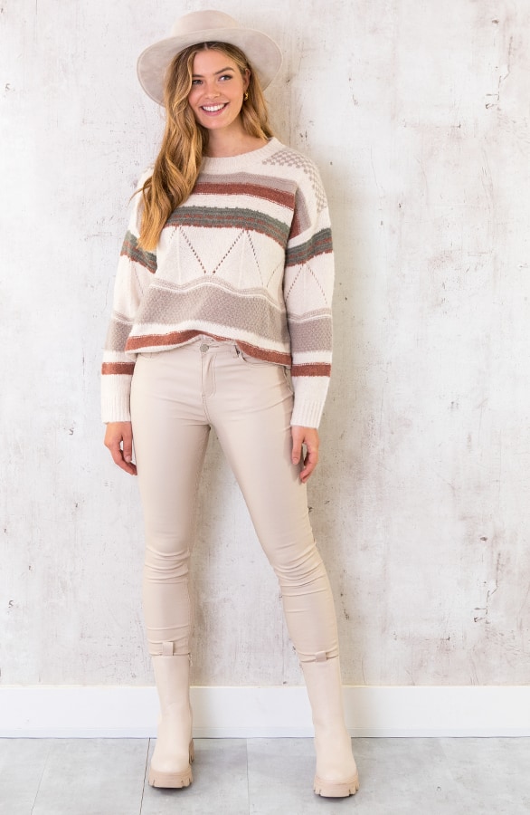 Gebreide Trui Met Print Multicolor – shoparchief, foto 5
