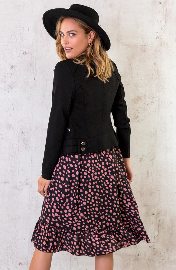 Halter Jurk Met Cheetahprint Koraal – shoparchief, foto 7