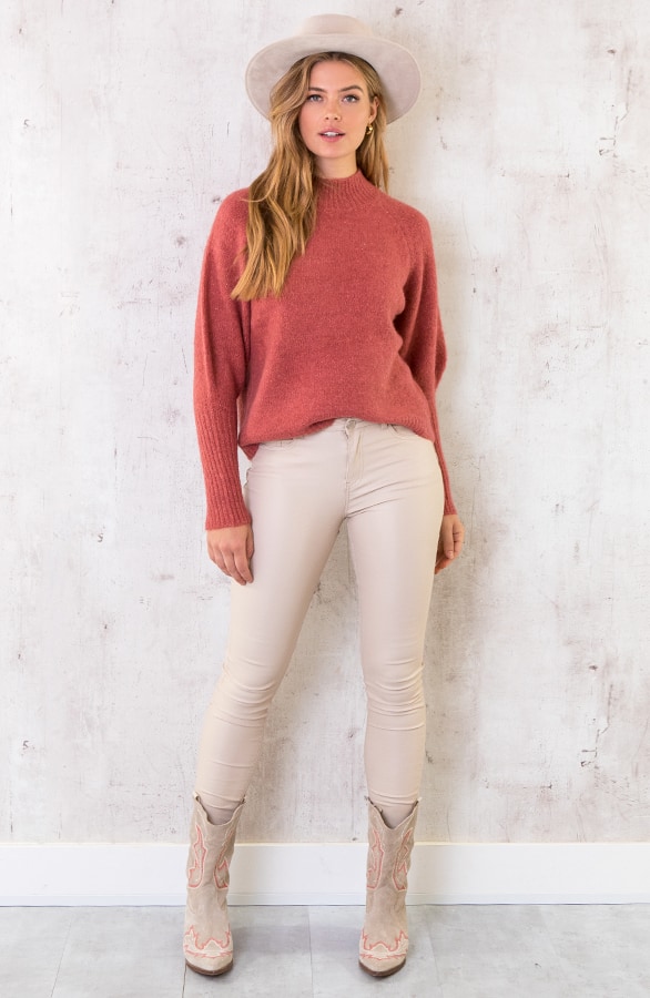 Lurex Sweater Dust Koraal – shoparchief, foto 2