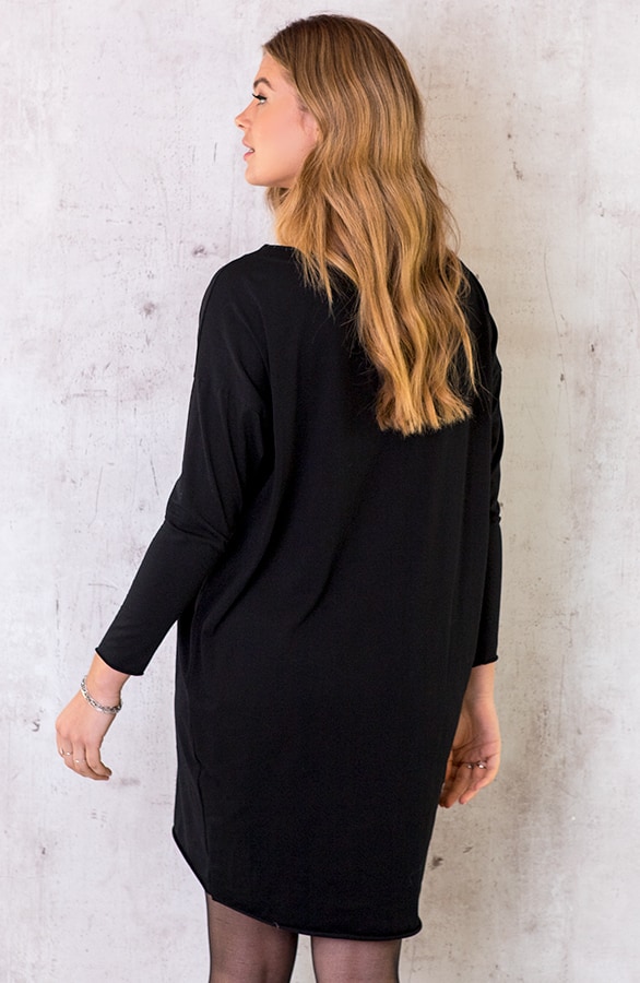 Oversized Comfy Tuniek Zwart – shoparchief, foto 3