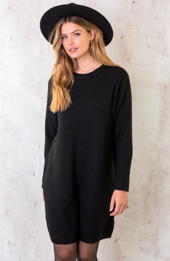 Oversized Soft Tuniek Zwart – shoparchief, foto 3