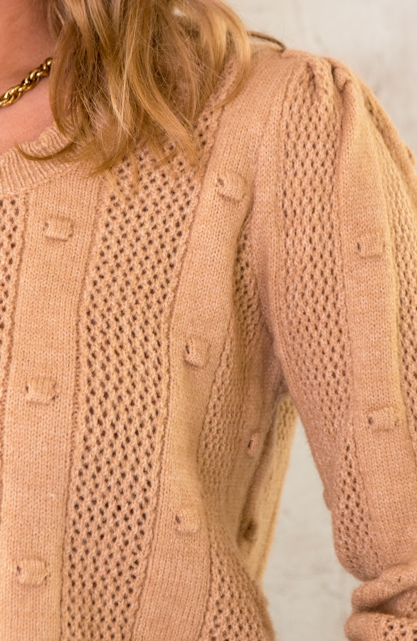 Pompon Trui Camel – shoparchief, foto 4