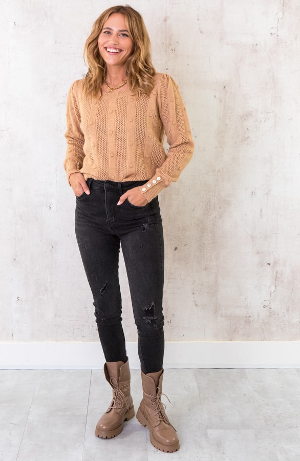 Pompon Trui Camel – shoparchief, foto 5