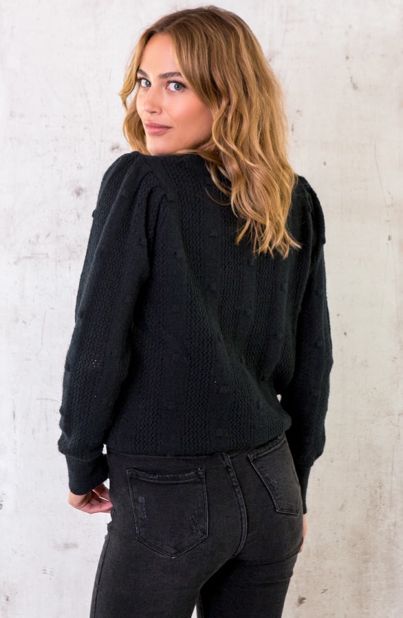 Pompon Trui Zwart – shoparchief, foto 4