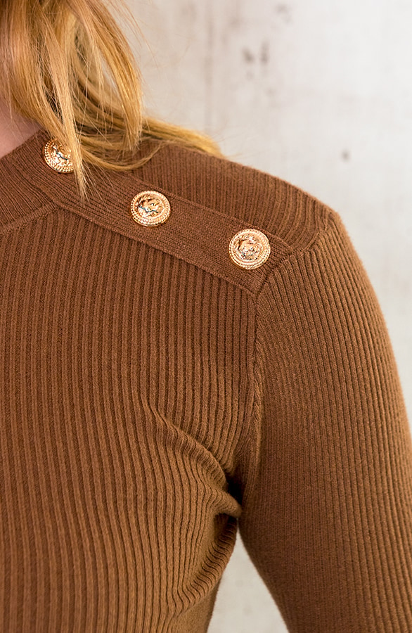 Sailor Rib Trui Cognac – shoparchief, foto 5