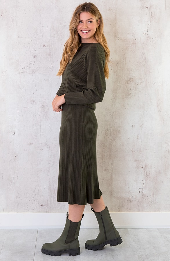Yves Soft Sweater Army – shoparchief, foto 3