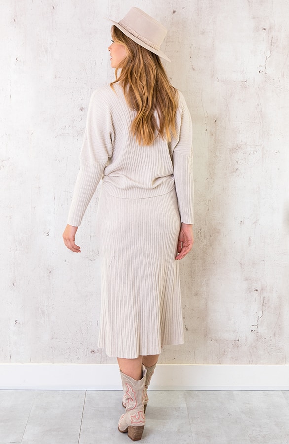 Yves Soft Sweater Light Beige – shoparchief, foto 4