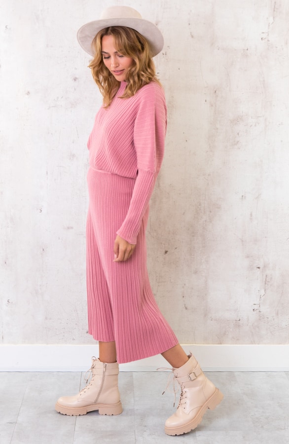Yves Soft Sweater Oud Roze – shoparchief, foto 3