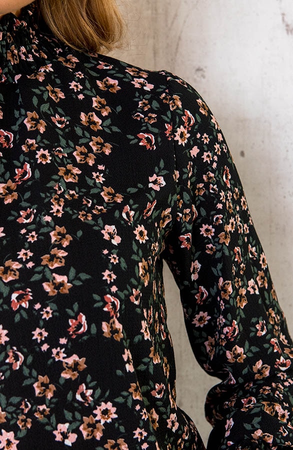 Col Blouse Bloemen – shoparchief, foto 5