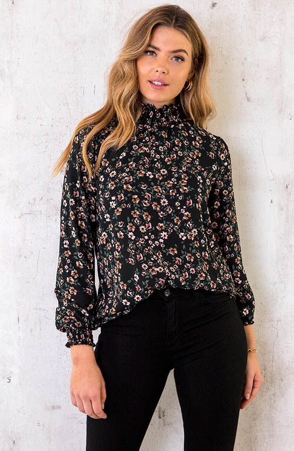 Col Blouse Bloemen – shoparchief