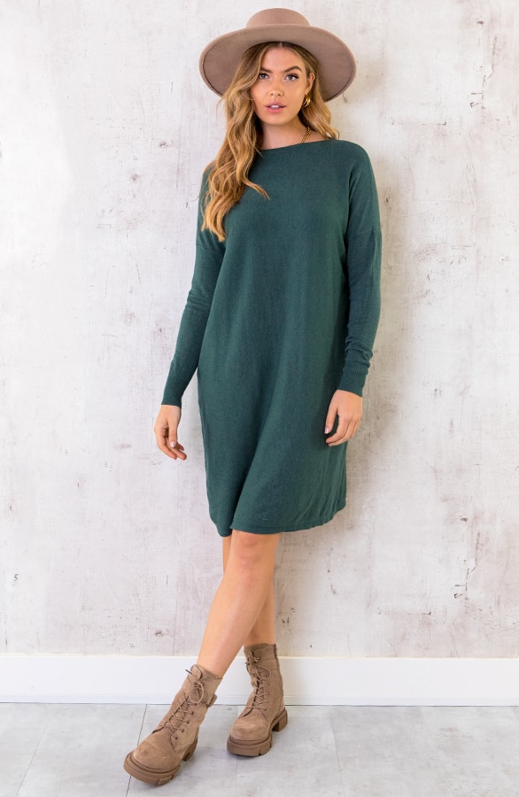 Comfy Knopen Tuniek Smaragd – shoparchief