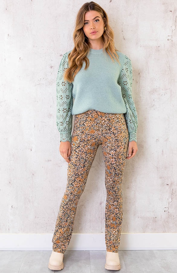 Embroidery Trui Gebreid Mint – shoparchief, foto 6
