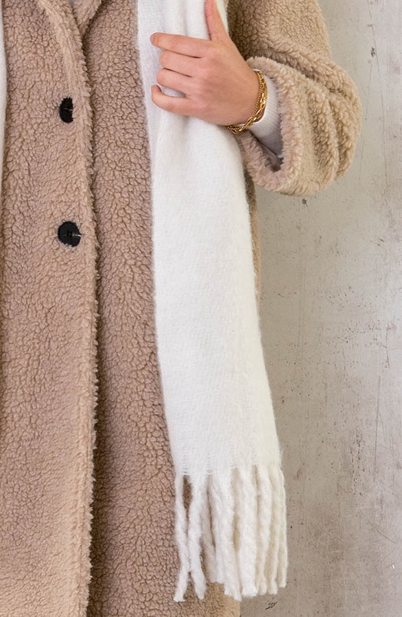 Essential Sjaal Ecru – shoparchief, foto 2