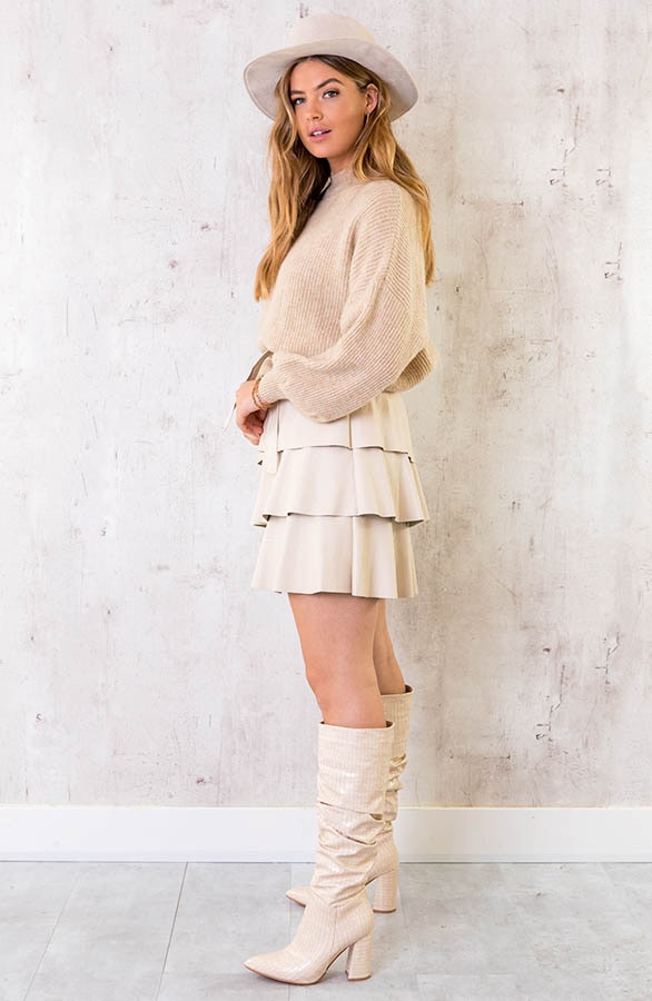 High Croco Boots Beige, Shoparchiv, Foto 4