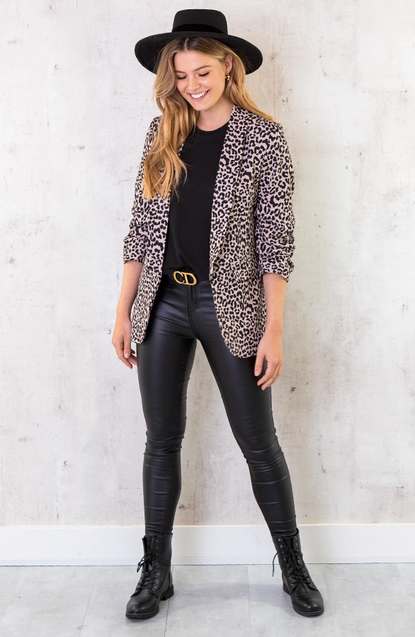 Limited Blazer Leopard Print – shoparchief, foto 2