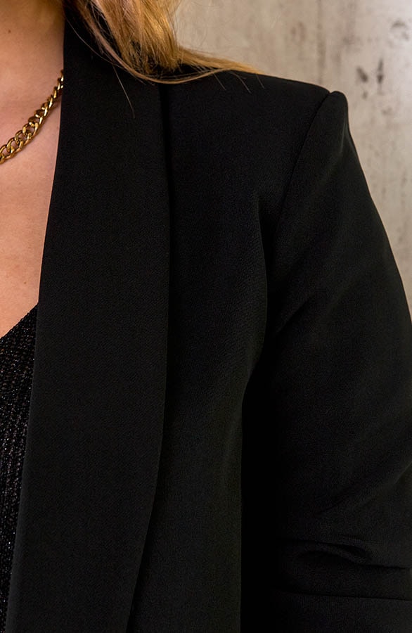 Long Blazer Limited Zwart – shoparchief, foto 3