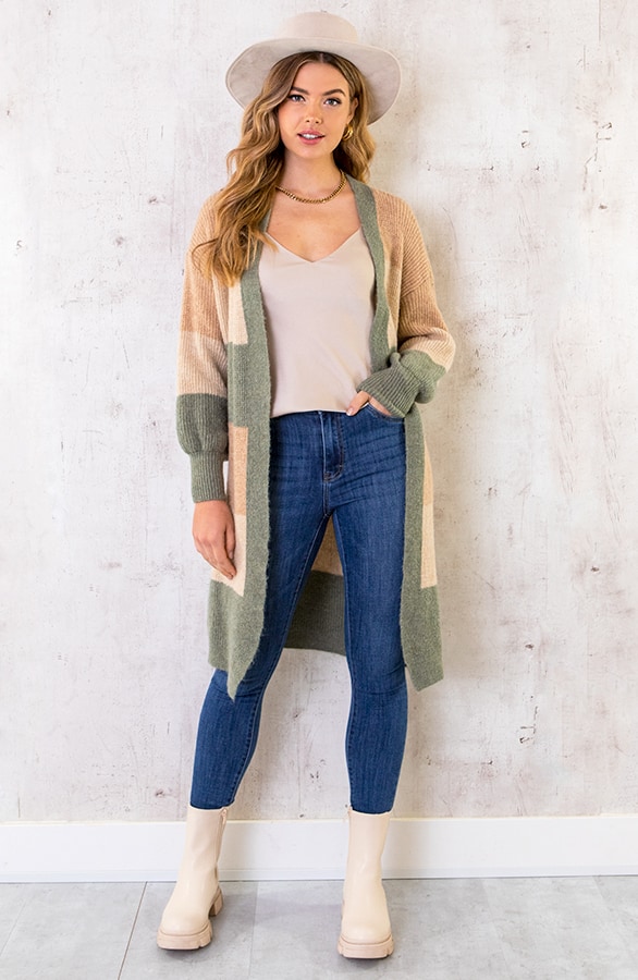 Midi Banen Vest Multicolor – shoparchief