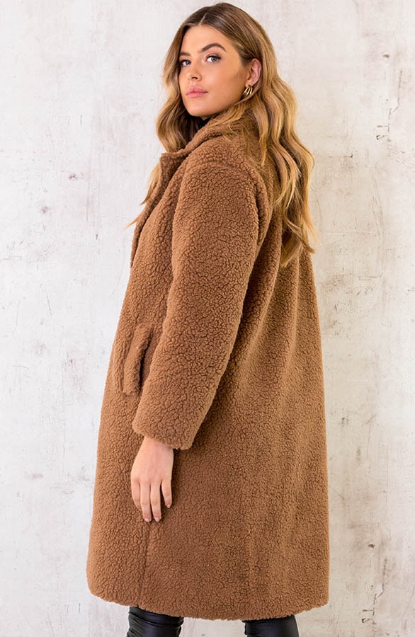 Midi Teddy Jacket Camel, Shoparchiv, Foto 2