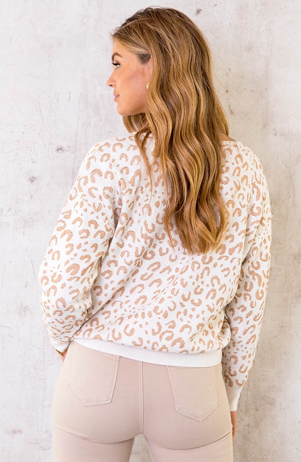 Trui Met Panterprint Metallic – shoparchief, foto 3