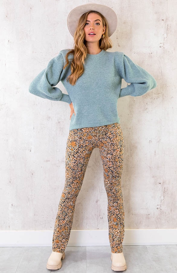 Trui Met Schouder Detail Mint – shoparchief, foto 3