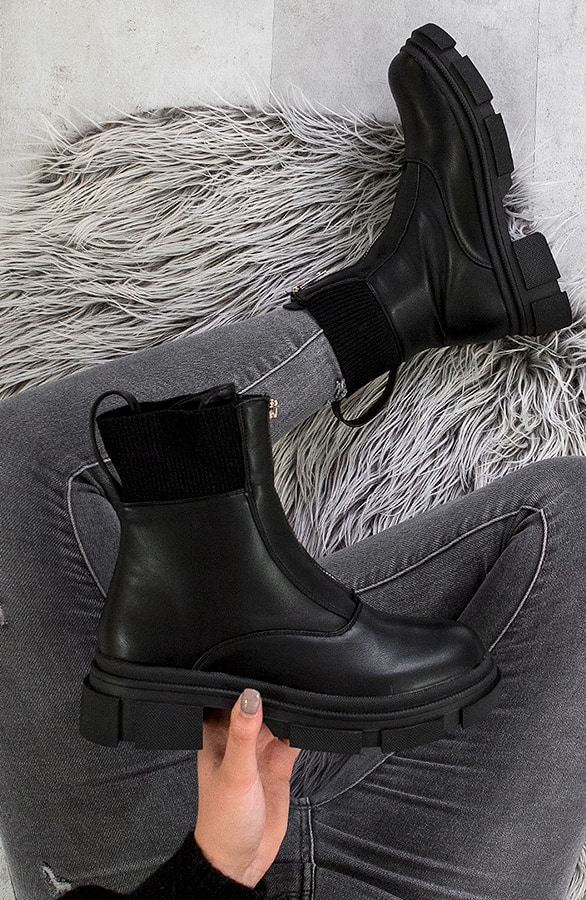 Zip Boots Dames Zwart – shoparchief