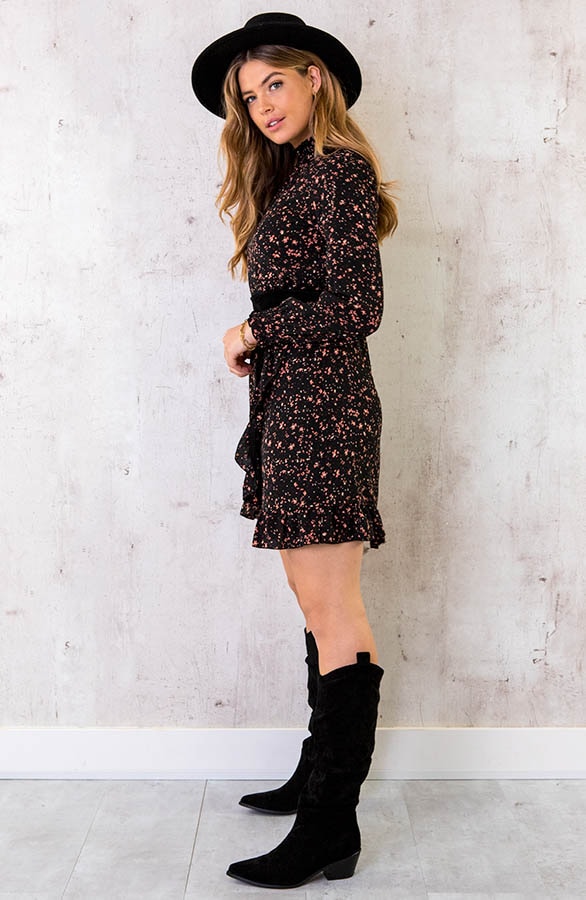 Col Jurk Overslag Print – shoparchief, foto 3