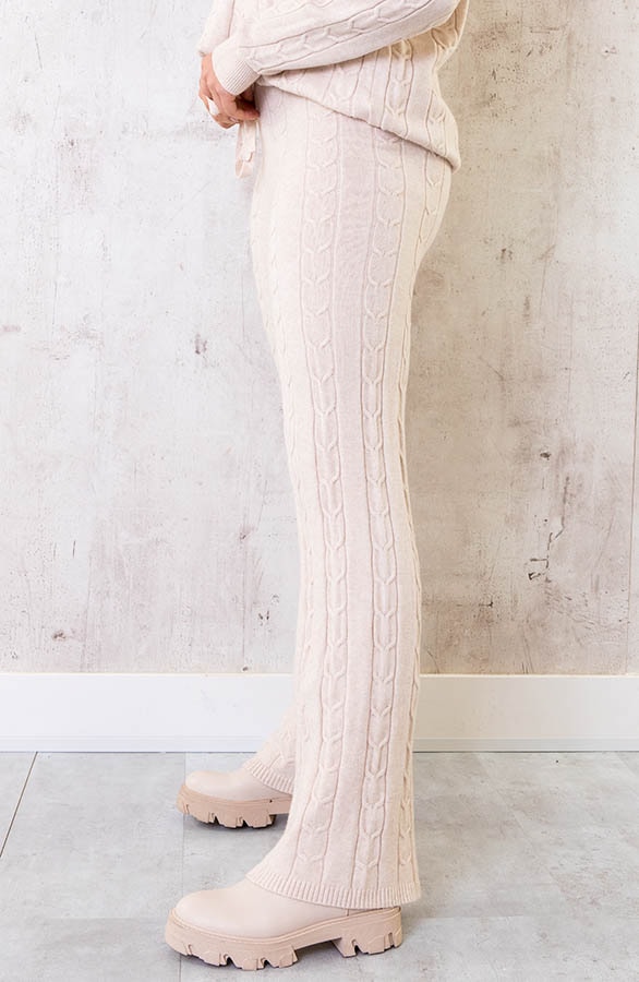 Comfy Patroon Broek Beige – shoparchief, foto 2
