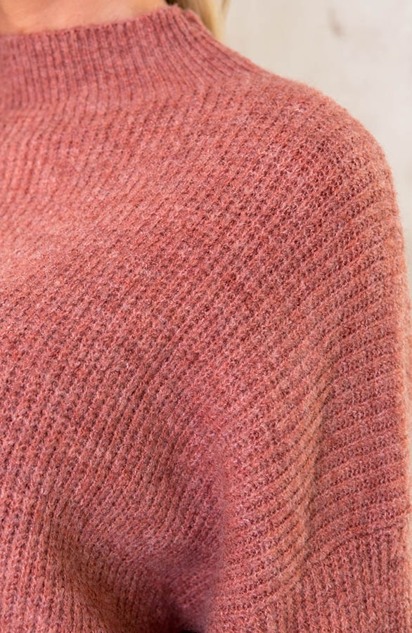 Knitted Sweater Oud Roze – shoparchief, foto 5
