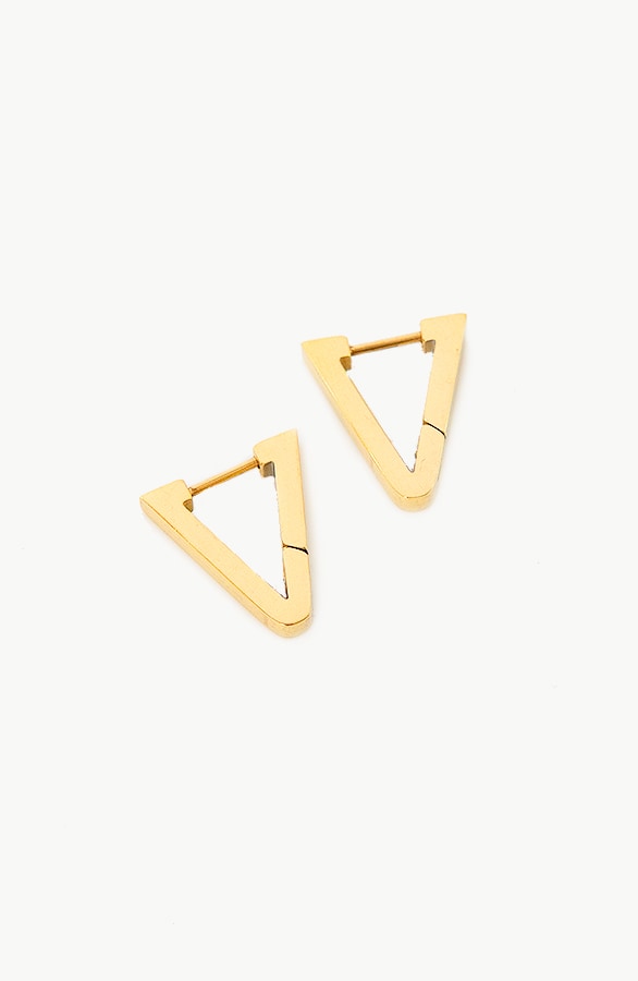 Limited V Earrings Gold – shoparchief