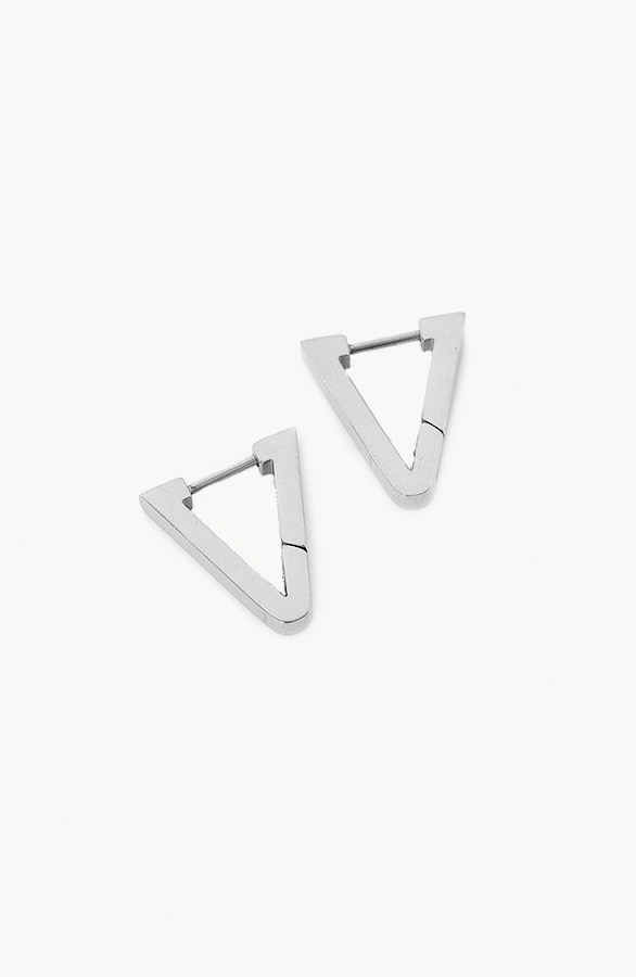 Limited V Earrings Silver – shoparchief