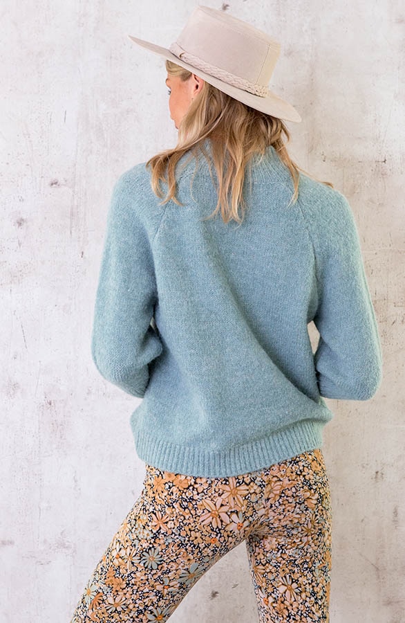Lurex Sweater Mint – shoparchief, foto 4