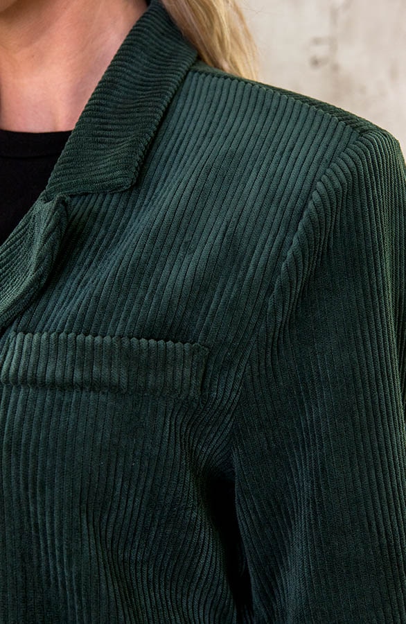 Oversized Corduroy Blazer Smaragd, Shoparchiv, Foto 5